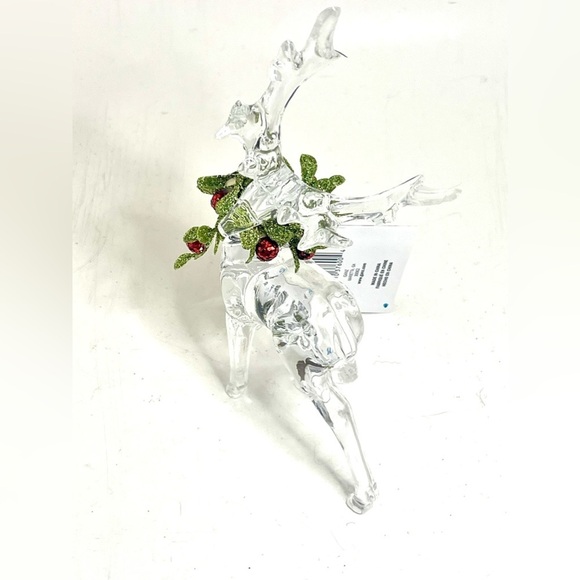 Ganz Kissing Krystals Krystal Mistletoe Reindeer - Picture 5 of 5